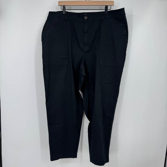 A New Day pants Elastizado stretch cargo style patch pockets back flap pocket Bl - Picture 1 of 9